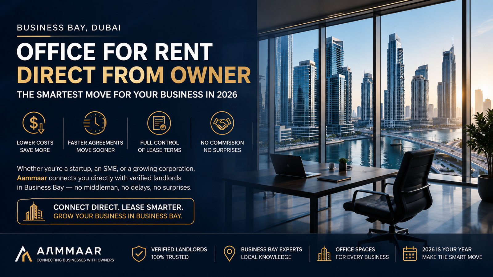 Top office for rent in business bay direct from owner